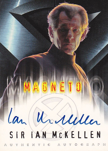 2000 X-Men Autographs SIr Ian McKellen