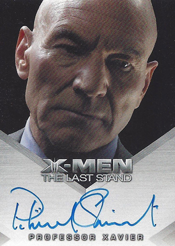 2006 X-Men Last Stand Autographs Patrick Stewart