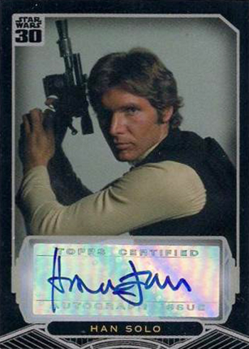 2007 Star Wars 30th Anniversary Harrison Ford Autograph