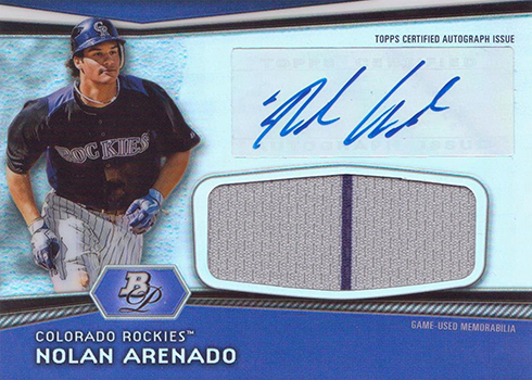 Back of Nolan Arenado Rookie Card. I, too, am 792 doubles behind