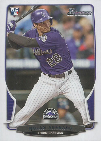 Back of Nolan Arenado Rookie Card. I, too, am 792 doubles behind