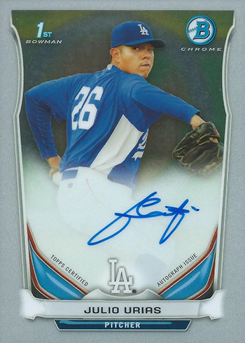 Welcome to the Blue, Julio Urias! A Boatload of Fantasy Cards