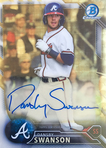 Dansby Swanson 2015 Bowman Draft Chrome DP Auto - Refractor #BCA-DS Price  Guide - Sports Card Investor