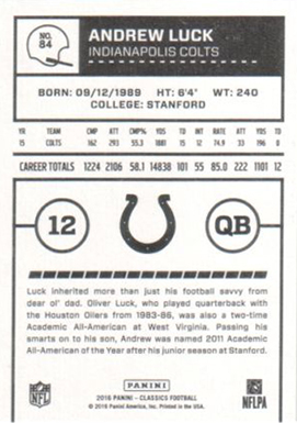 2016 Class FB Variation Back