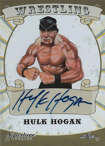 2016 Leaf Signature Series Wrestling Hulk Hogan
