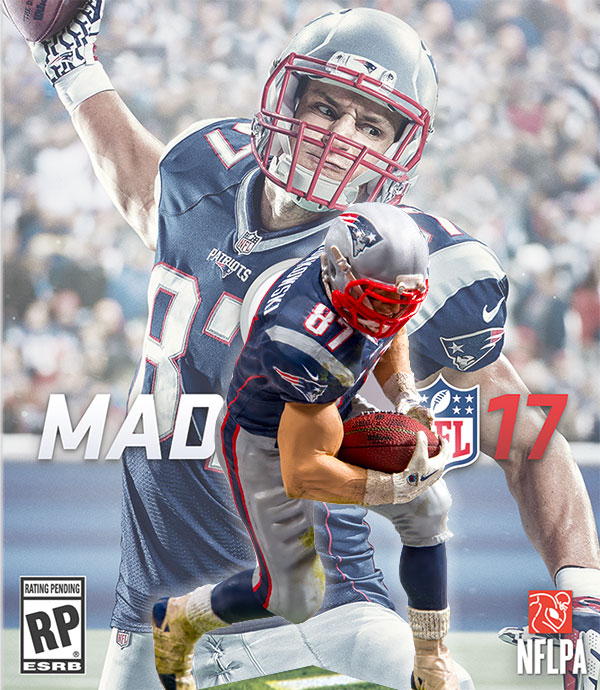Rob Gronkowski New England Patriots Madden 17 Series 1 Action Figure McFarlane 