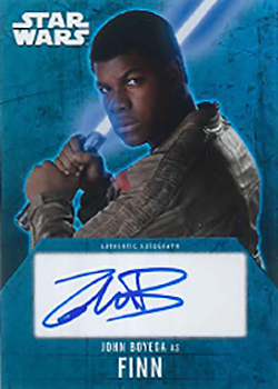 2016 Star Wars Evolution Autographs John Boyega