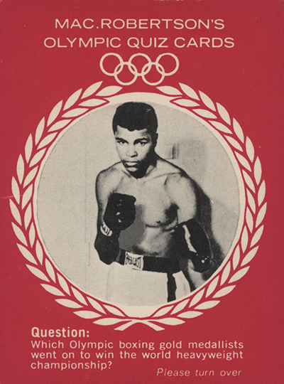 1964 Mac Robertsons Cassius Clay Front