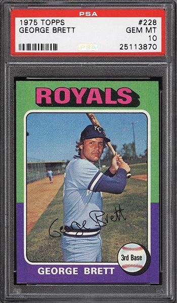 The George Brett Rookie Card and Other Vintage Cards