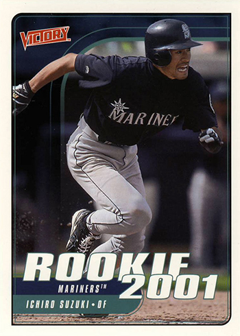  Ichiro Suzuki Rookie Card 2001 Topps #726 BGS 9