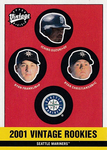  2001 Upper Deck Vintage - SEATTLE MARINERS Team Set w