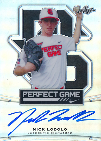 2015 Leaf Metal Draft Perfect Game Autograph Nick Lodolo