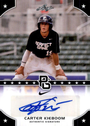 2015 Leaf Perfect Game Autographs Carter Kieboom