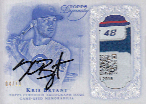 2015 Topps Dynasty Kris Bryant