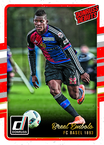 2016-17 Donruss Soccer Checklist, Box Info, Release Date