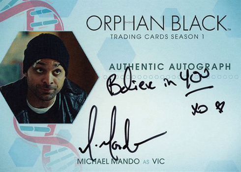 2016 Cryptozoic Orphan Black Season 1 Autographs Michael Mando