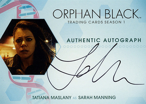 2016 Cryptozoic Orphan Black Season 1 Autographs Tatiana Maslany Sarah