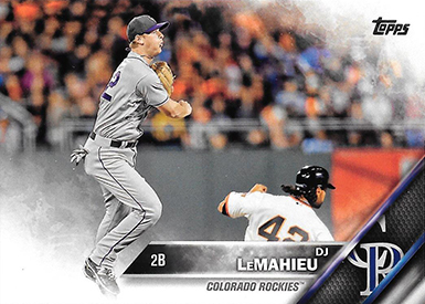  2016 Topps Heritage #419 DJ LeMahieu Rockies MLB Baseball Card  NM-MT : Collectibles & Fine Art