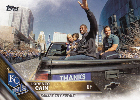2016 TS2 Variation 696 Lorenzo Cain Parade