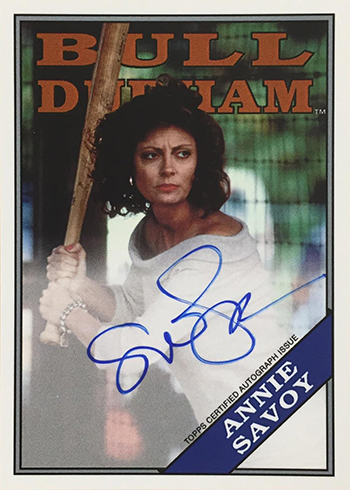 2016 Topps Archives Bull Durham Autographs Susan Sarandon