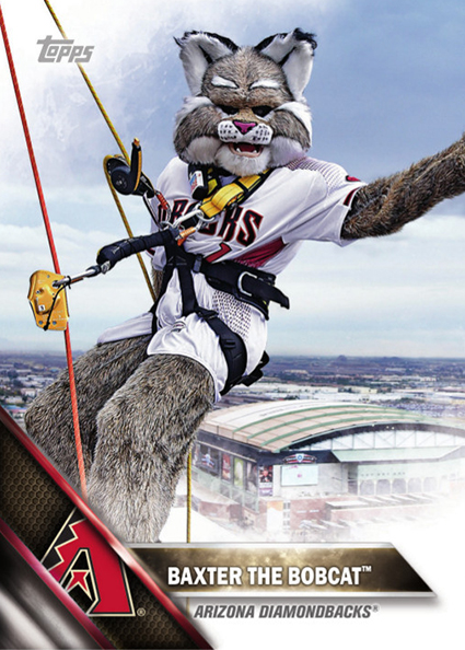 2016 Topps Stadium Giveaway Baxter the Bobcat