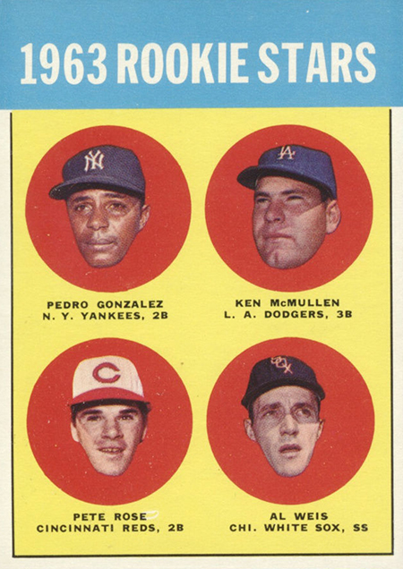 WHEN TOPPS HAD (BASE)BALLS!: 1960'S DEDICATED ROOKIE: 1963 PETE ROSE