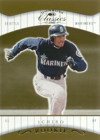 ICHIRO SUZUKI 2001 UPPER DECK ALL STAR GAME SILVER ROOKIE RC #D 853/2001