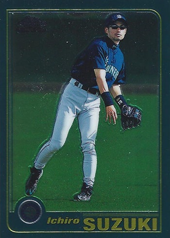 2001 Topps Chrome Traded Ichiro Suzuki RC