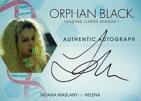 2016 Cryptozoic Orphan Black Season 1 Autographs Tatiana Maslany Helena