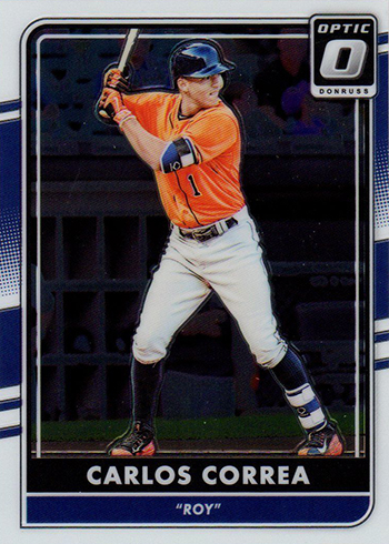 2016 Donruss Optic Baseball Variations Carlos Correa