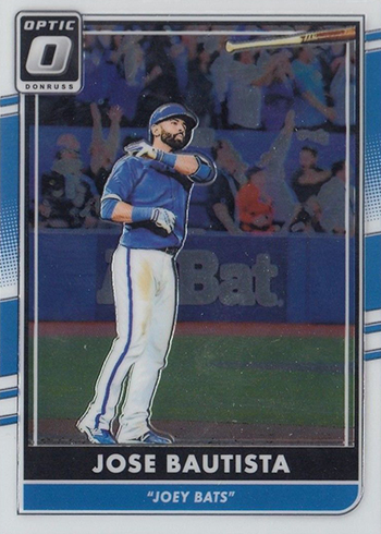 2016 Donruss Optic Baseball Variations Jose Bautista