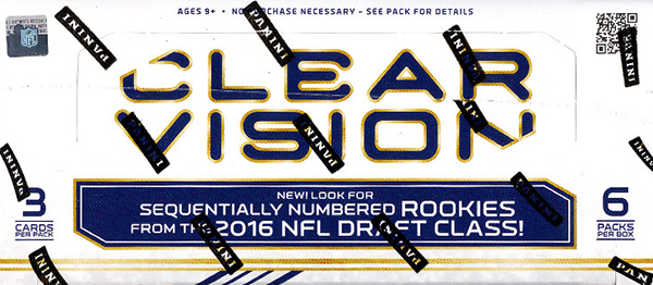 2016 Panini Clear Vision Football Hobby Box