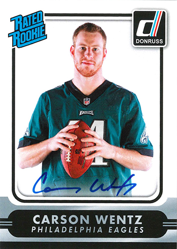 2016 Panini National Sports Collectors Convention Next Day Autographs Carson Wentz