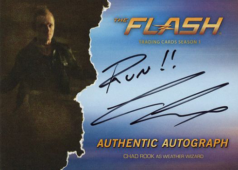 2016 The Flash Season 1 Autographs Chad Rook Weather Wizard