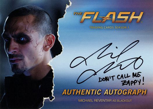 2016 The Flash Season 1 Autographs Michael Reventer Blackout