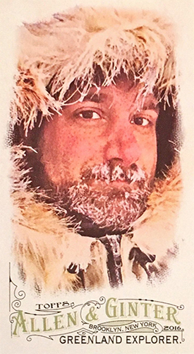 2016 Topps Allen and Ginter Greenland Explorer Mini Front