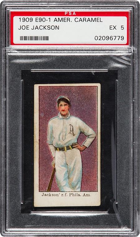 1909-11 E90-1 American Caramel Joe Jackson PSA 5 450