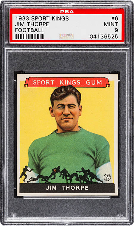 1933 Sport Kings Jim Thorpe PSA 9 450