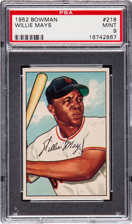 1952 Bowman Willie Mays PSA 9 450