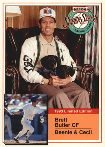 Moment of Appreciation for Brett Butler. From 1984-93, he avg'd 21 doubles,  4 HR, a .382 SLG and 41 SB, 85 BB's (!), a .383 OBP, 99 R, and 4.3 WAR.  What an eye! The one thing you had to do was challenge him