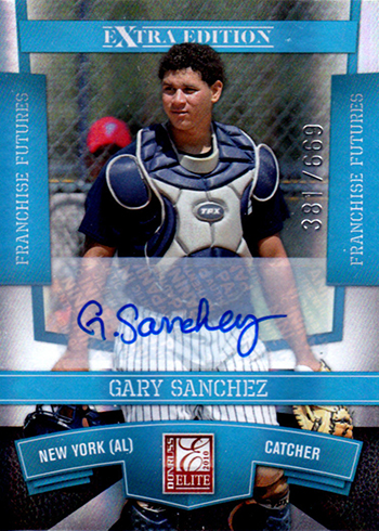 2010 Elite Extra Edition Gary Sanchez Autograph