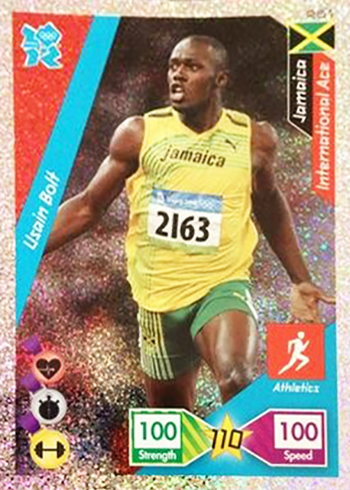 2012 Panini Adrenalyn XL Usain Bolt