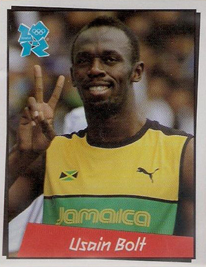 2012 Panini London 2012 Stickers Usain Bolt 267