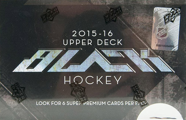 2015-16 Upper Deck Black Hockey Hobby Box