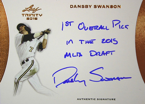 Dansby Swanson Rookie Cards and Other Prospect Cards