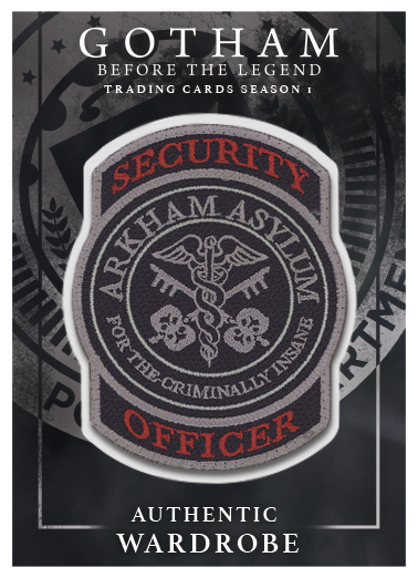 2016 Cryptozoic Gotham Season 1 Arkham Patch