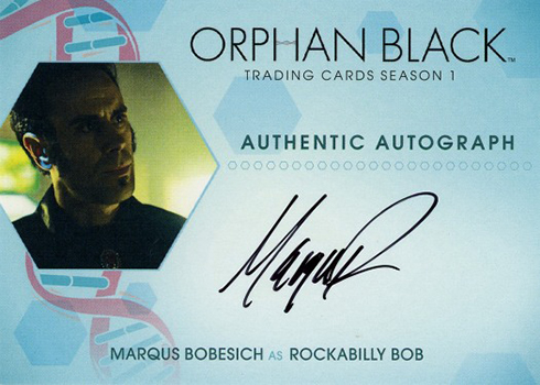 2016 Cryptozoic Orphan Black Season 1 Autographs Marqus Bobesich