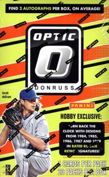 2016 Donruss Optic Baseball Hobby Box