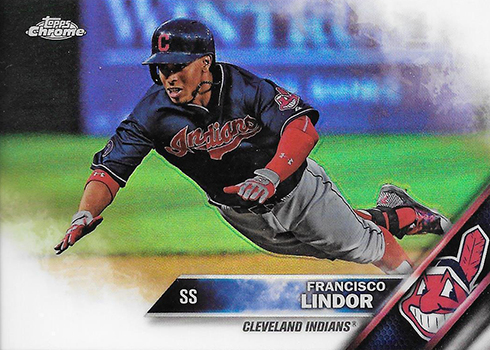 2016 Topps Cleveland Indians Francisco Lindor Cleveland Indians #CI-1  Baseball card MATV4