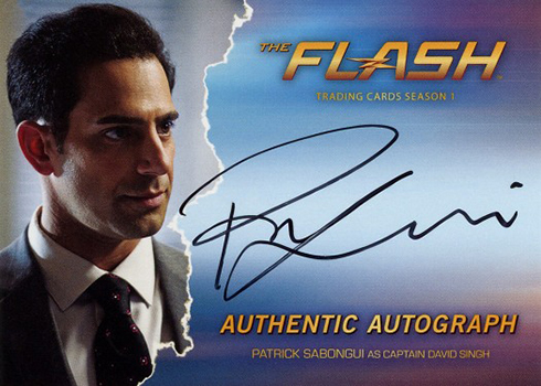 2016 The Flash Season 1 Autographs Patrick Sabongui